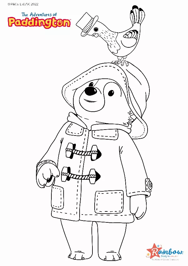 Paddington Colouring Sheet 1